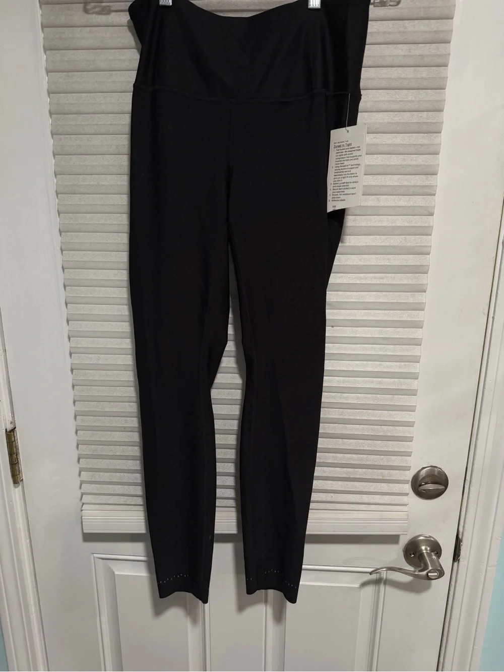 NWT LULULEMON ZONED IN TIGHT athletica Black High-Waist Leggings